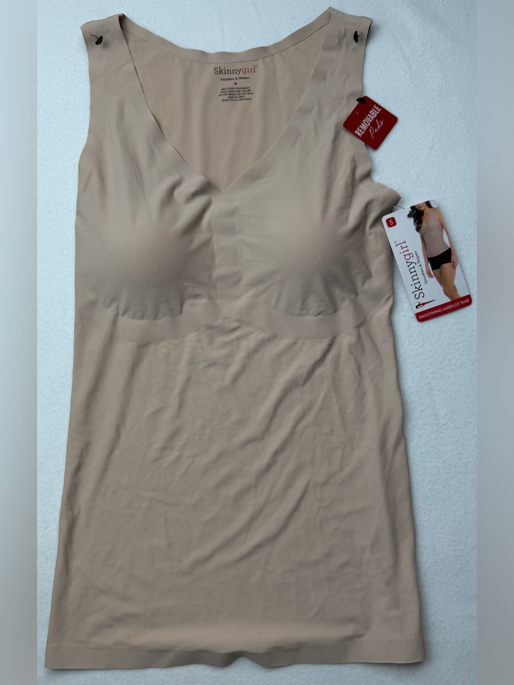 Skinnygirl Nude Seamless V-Neck Shaping Chemise